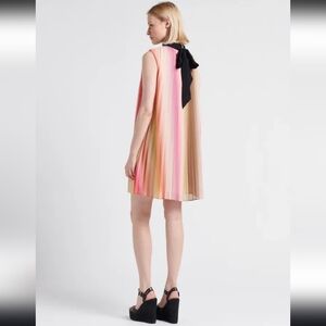 Scotch & Soda Bow Pleated short dress Size 8